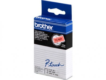 Schriftband-Kassette schwarz auf transparent 12mm für Brother P-Touch 2000 300 